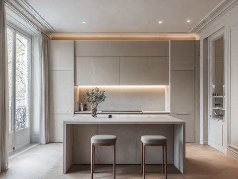 Comment aménager une cuisine moderne et minimaliste pour optimiser l'espace ?