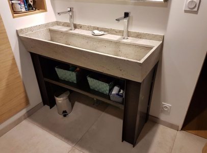 Lavabo en granit sur mesure