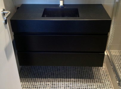 Meuble Vasque Noir