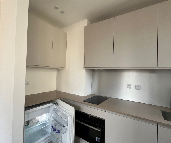 Rénovation élégante d'une cuisine équipée à Paris 11e