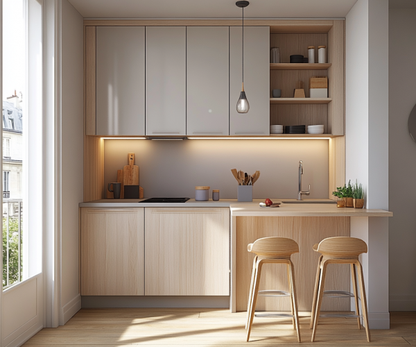 Combien coûte l'aménagement d'une cuisine sur mesure à Paris ?