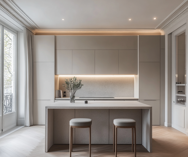 Comment aménager une cuisine moderne et minimaliste pour optimiser l'espace ?