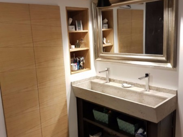 Lavabo en granit sur mesure