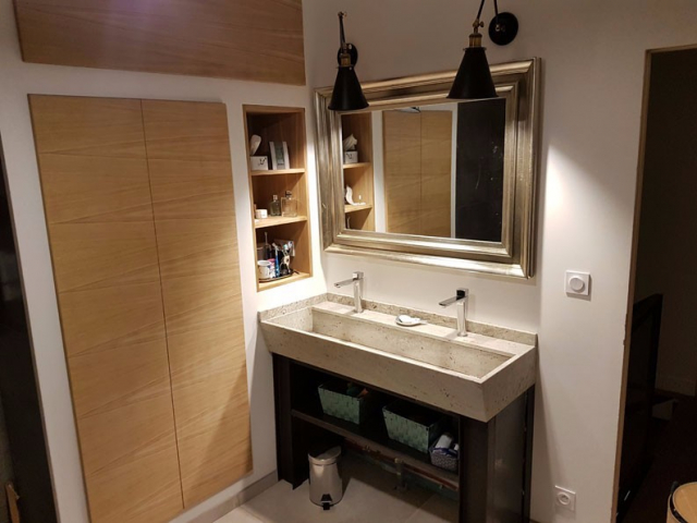 Lavabo en granit sur mesure