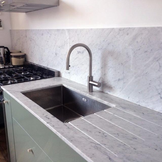 Plan de travail Marbre Carrara